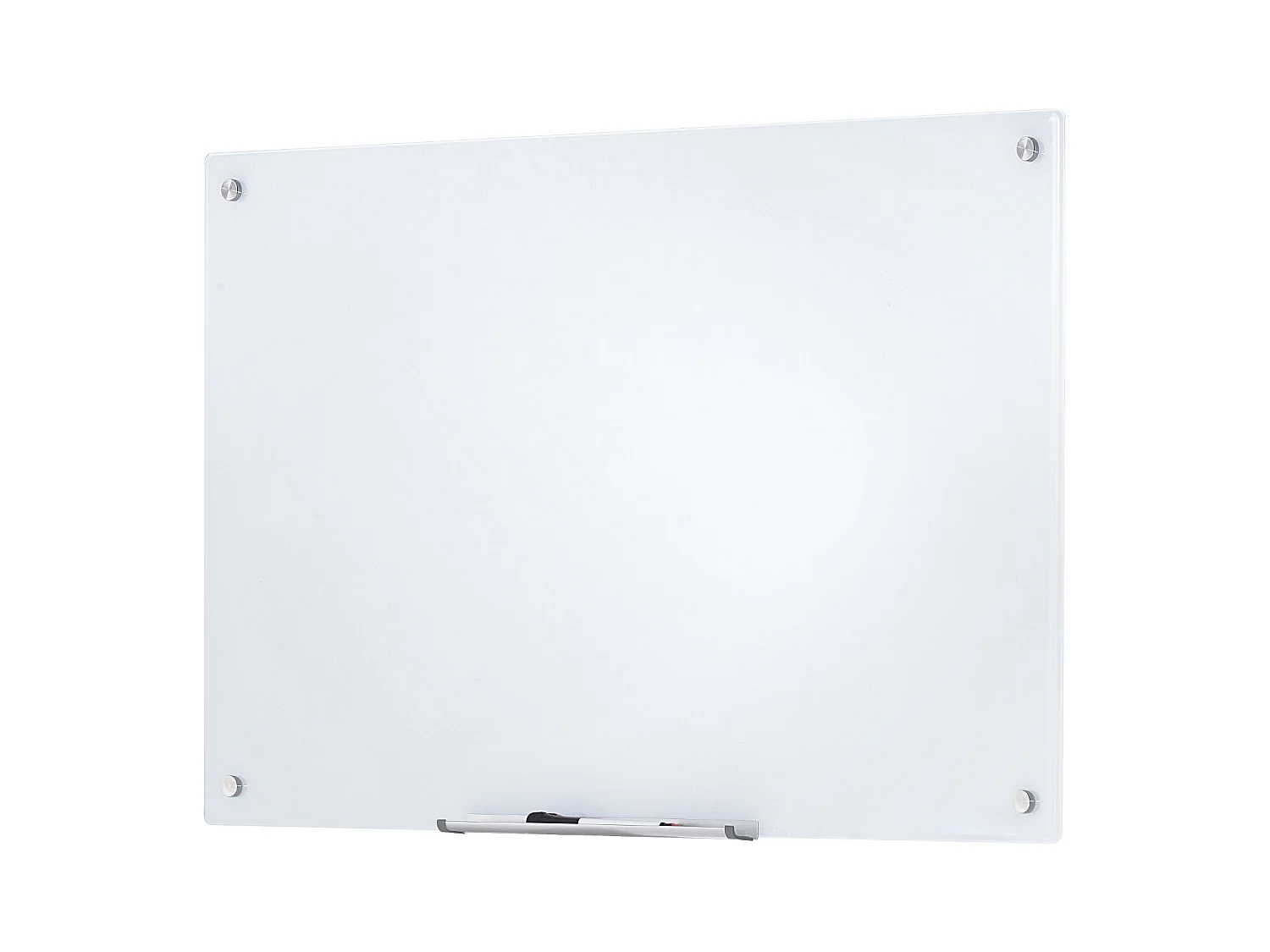 Tableau Blanc Magnétique en Verre SucceBuy, 90 x 60cm, Effaçable à Sec Sans Cadre