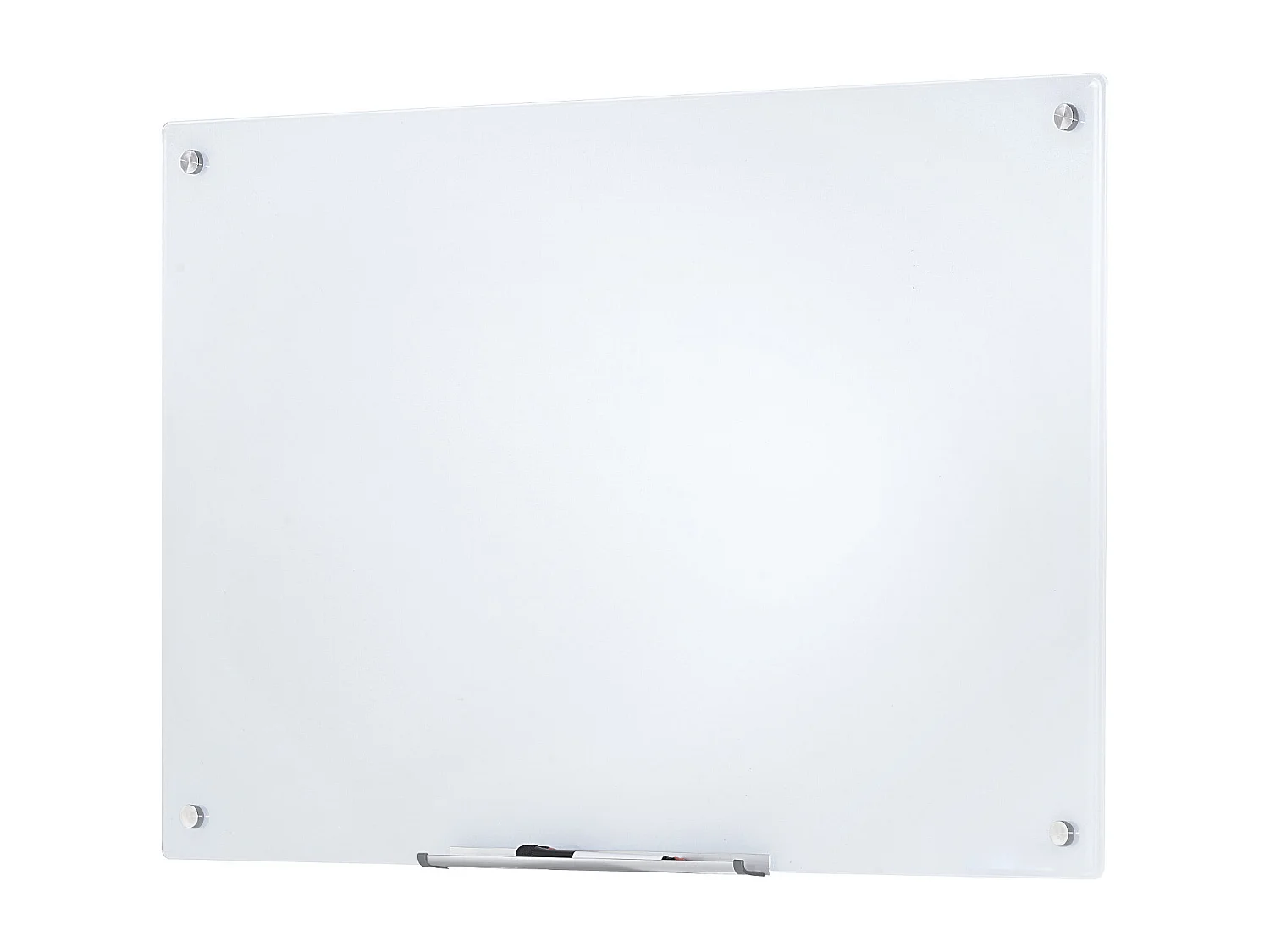 Tableau Blanc Magnétique en Verre SucceBuy, 90 x 60cm, Effaçable à Sec Sans Cadre