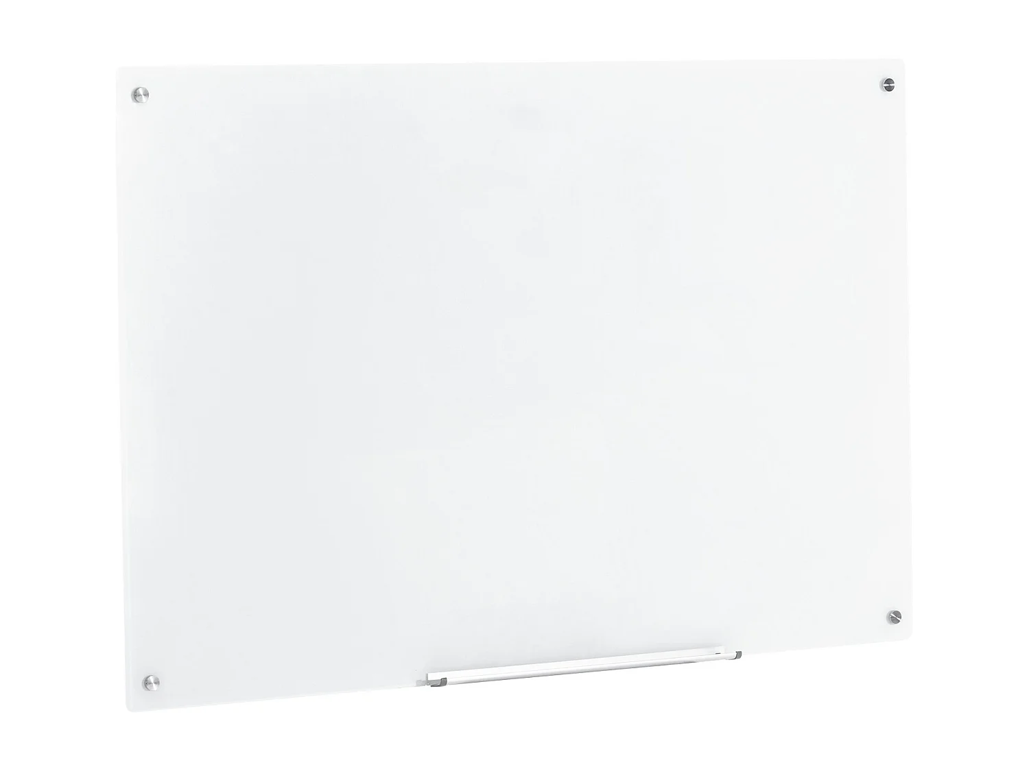 Quadro Branco Magnético em Vidro SucceBuy, 120 x 80cm, Apagar a Seco Sem Moldura