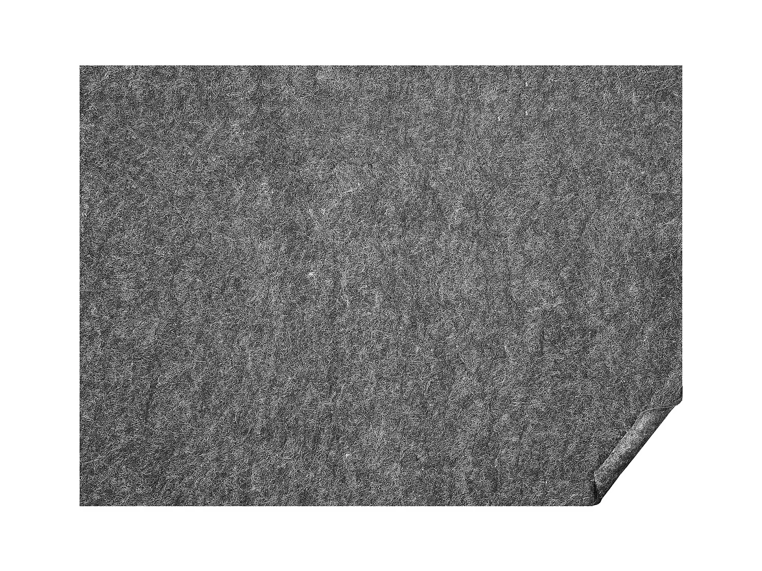 Tapis Antidérapant SucceBuy, 224x306 cm, 6 mm d'Épaisseur, pour Tous les Sols, Couleur Grise