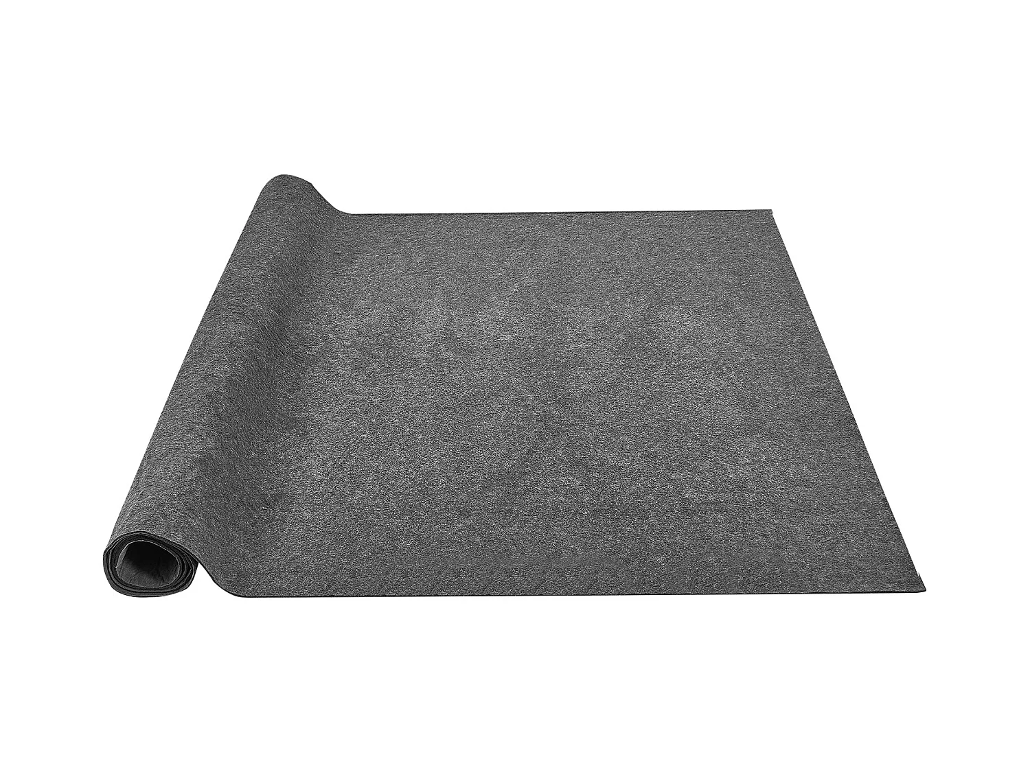 Tapis Antidérapant SucceBuy, 244x306 cm, 6 mm d'Épaisseur, pour Tous les Sols, Gris