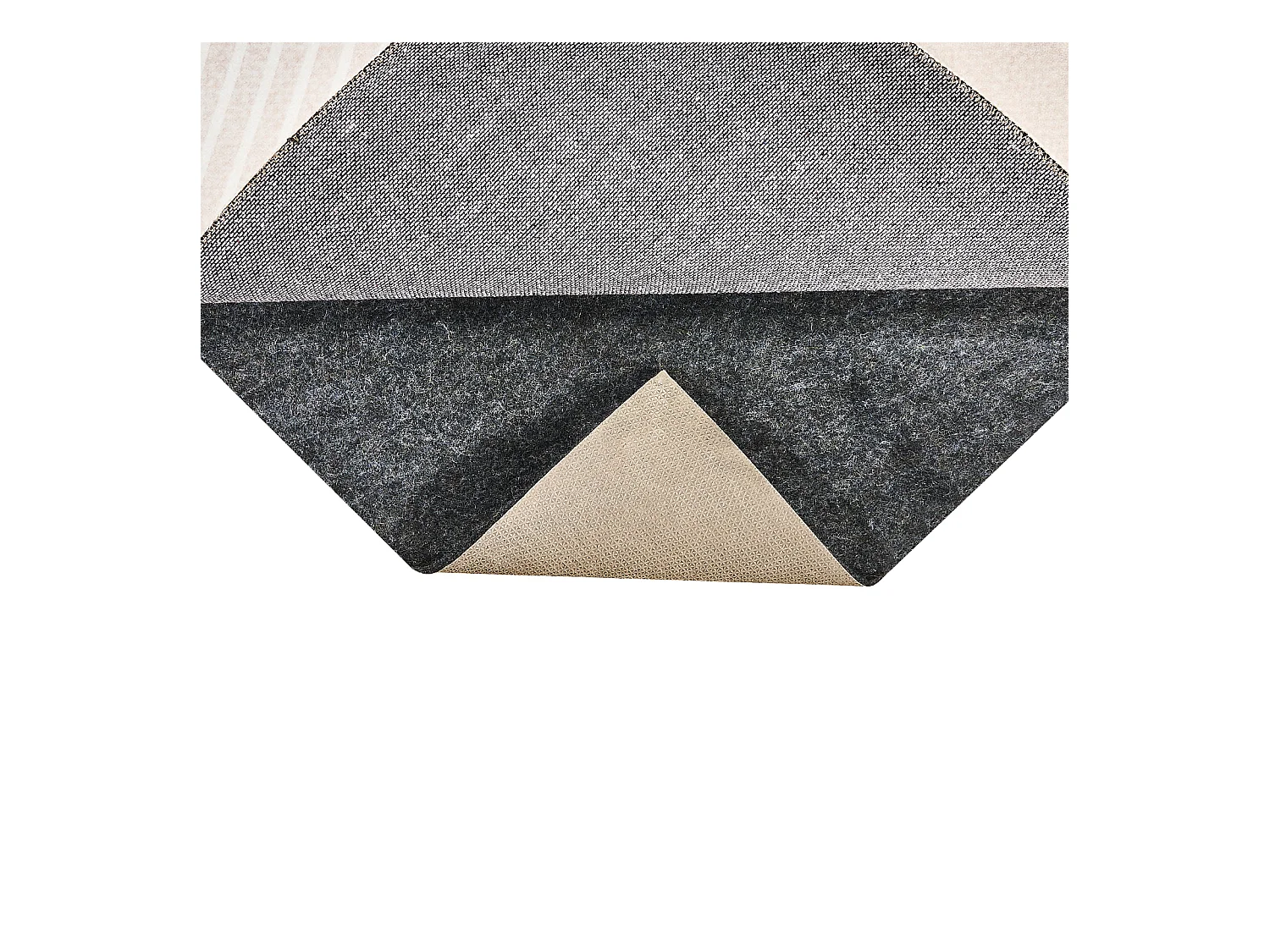 Tapis Antidérapant SucceBuy, 244x306 cm, 6 mm d'Épaisseur, pour Tous les Sols, Gris