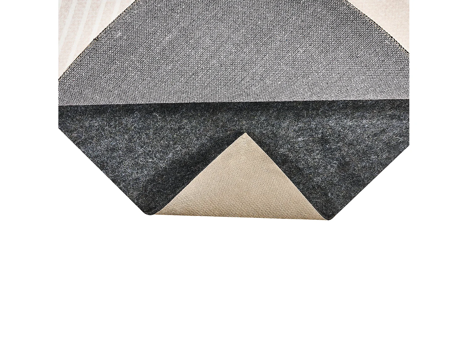 Tapis Antidérapant SucceBuy, 244x306 cm, 6 mm d'Épaisseur, pour Tous les Sols, Gris