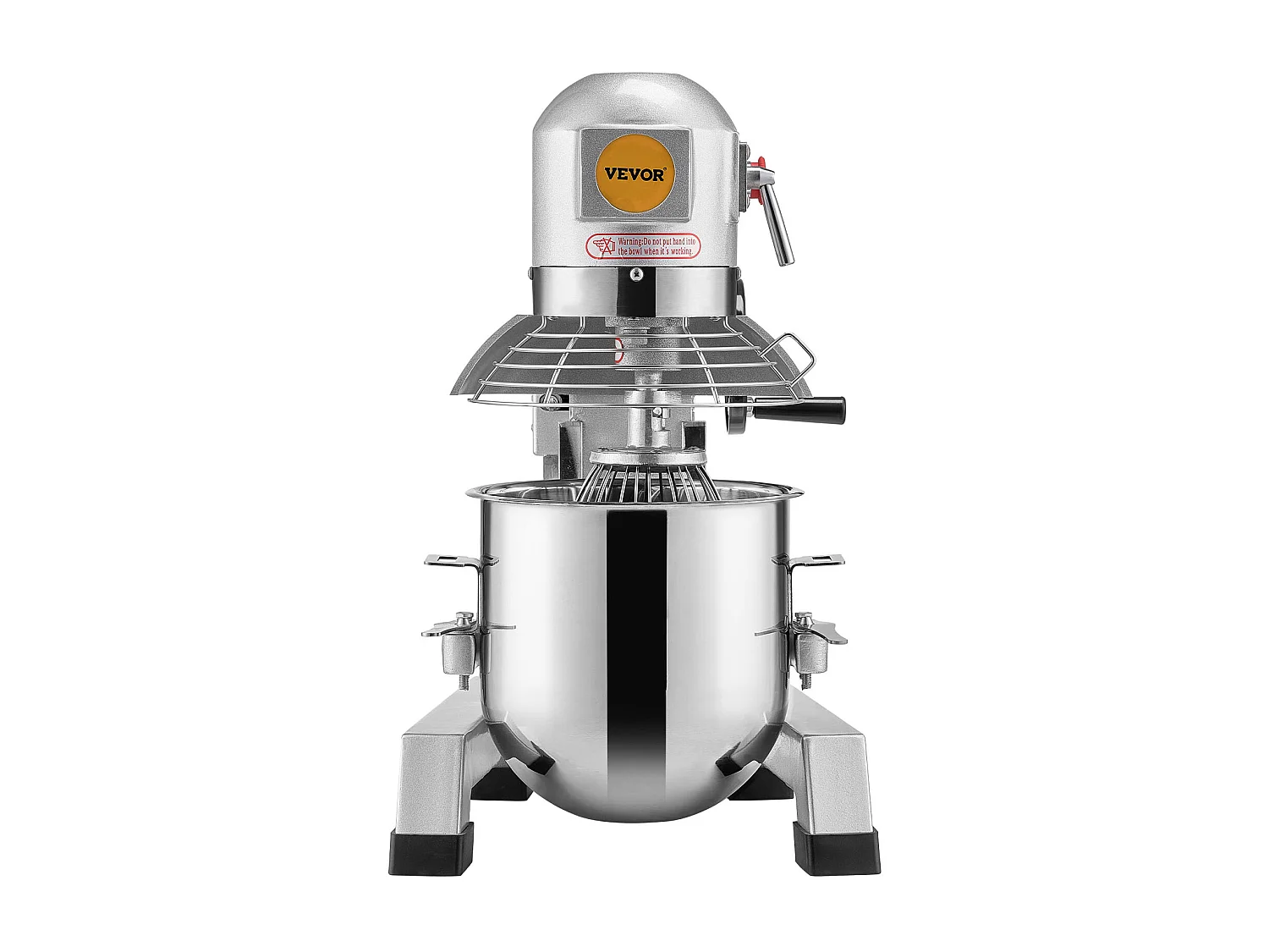 Mixeur Alimentaire Commercial SucceBuy 18,7 L 1100 W 3 Vitesses Mélangeur de Pâte sur Socle pour Restaurant