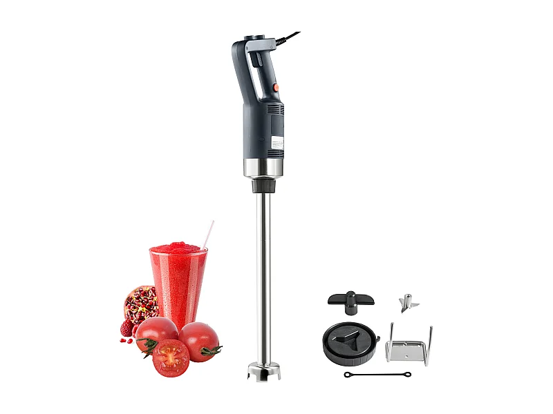 Batidora Comercial SucceBuy, Mezclador de Inmersión Comercial, 750 W, en Acero Inoxidable, Batidora de Mano Resistente, Velocidad Variable