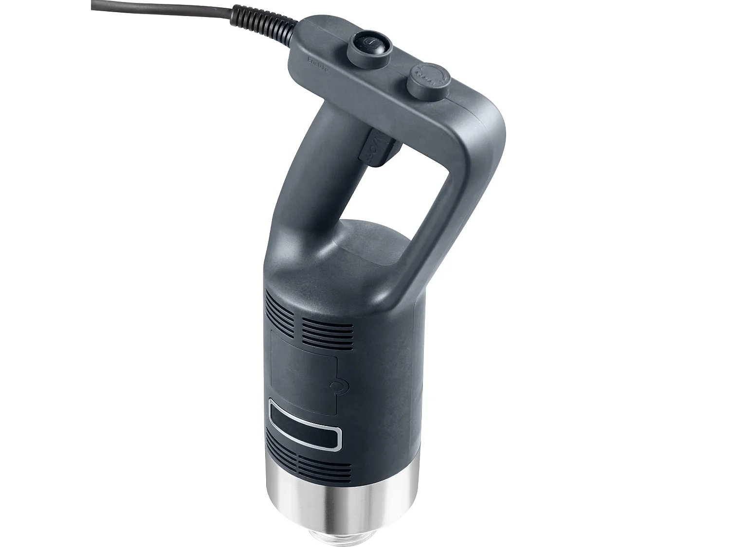 Mixeur Commercial SucceBuy, Mélangeur à Immersion Commercial, 750 W, en Acier Inoxydable, Mixeur à Main Robuste, Vitesse Variable