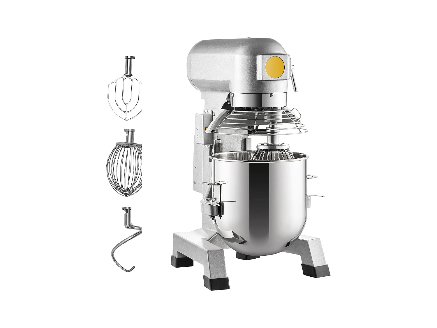 Batidora SucceBuy, Batidor de Pie Comercial, 14 L, 500 W, Batidor Eléctrico Comercial, con 3 Velocidades Ajustables