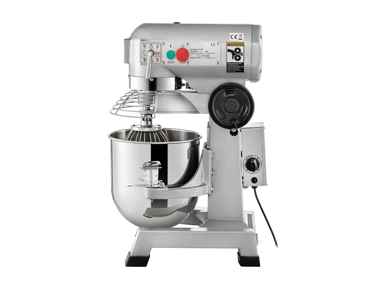 Mixer SucceBuy, Standmixer voor Zakelijk Gebruik, 14 L, 500 W, Zakelijk Elektrisch Mixer, met 3 Instelbare Snelheden