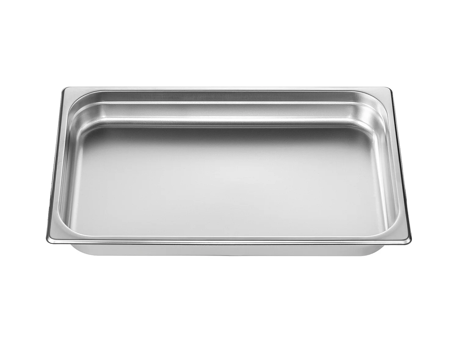 Plat SucceBuy Lot de 6 Poêles à Vapeur pour Hôtel, en Acier Inoxydable, de 6.3 cm de Profondeur, pour Une Utilisation Industrielle et Scientifique