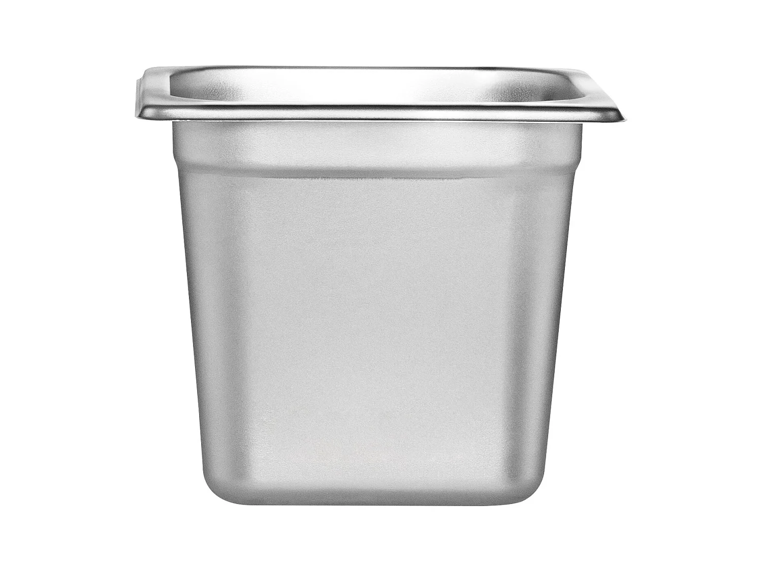 Plat SucceBuy Lot de 6 Casseroles d'Hôtel de Taille 1/6, Casserole Profonde en Acier Inoxydable de 15.24CM pour Table à Vapeur