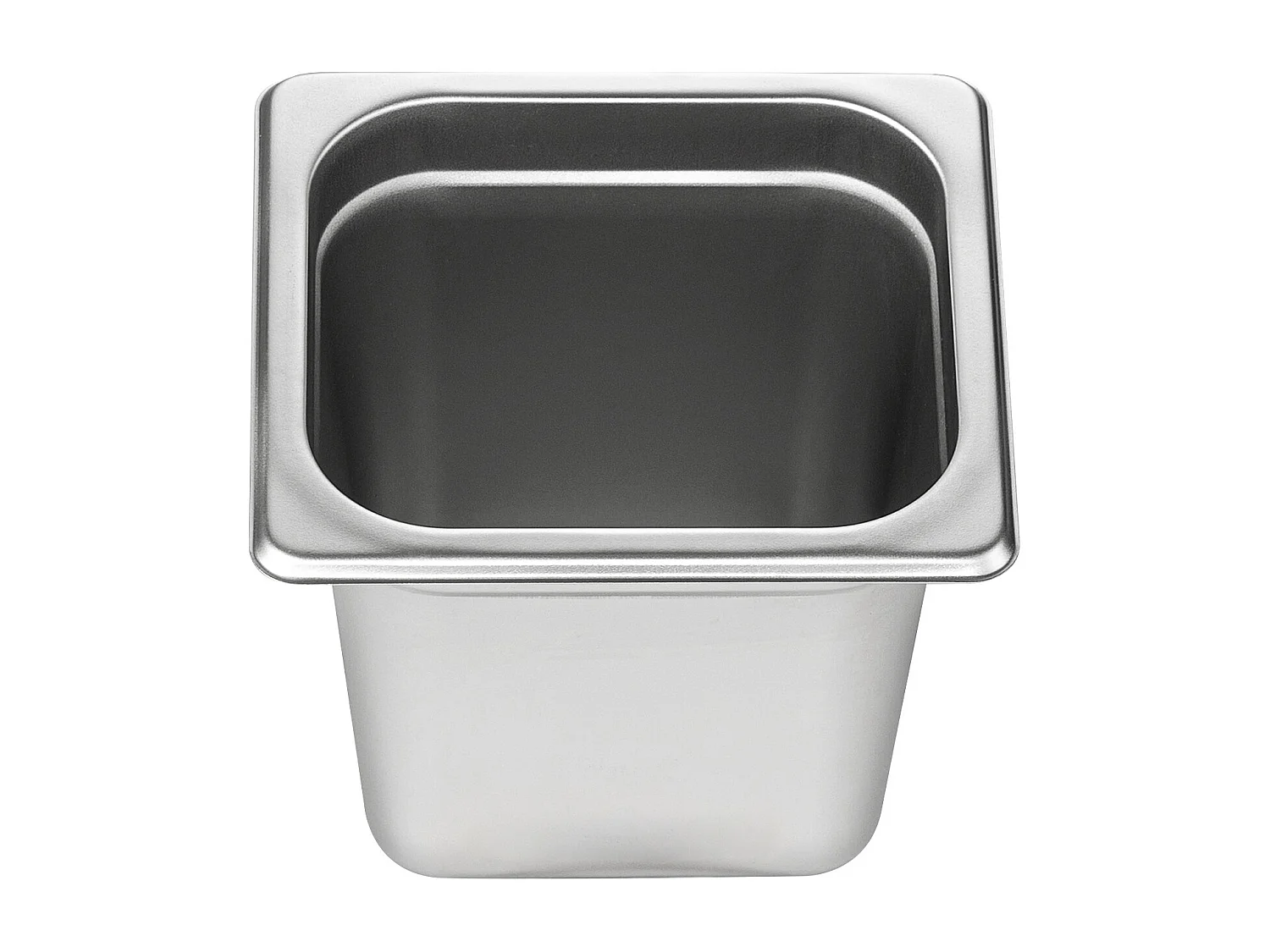 Plat SucceBuy Lot de 6 Casseroles d'Hôtel de Taille 1/6, Casserole Profonde en Acier Inoxydable de 15.24CM pour Table à Vapeur