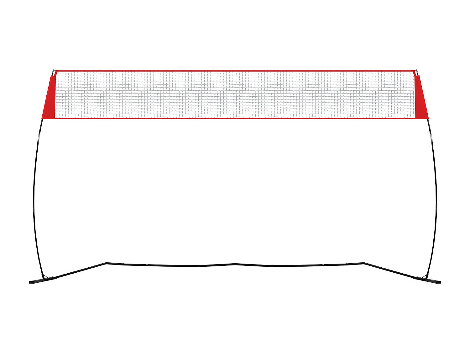 Filet de Badminton, SucceBuy Filet d'Entraînement de Volley-ball Autoportant avec Support, Utilisation Intérieure et Extérieure