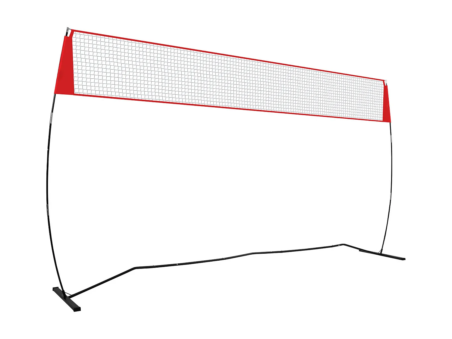 Filet de Badminton, SucceBuy Filet d'Entraînement de Volley-ball Autoportant avec Support, Utilisation Intérieure et Extérieure