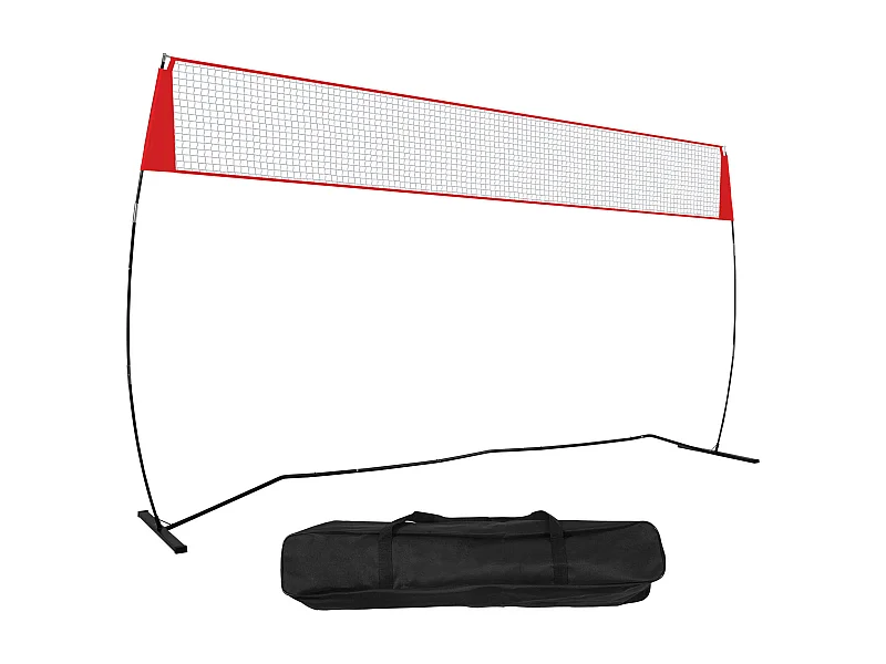 Filet de Badminton, SucceBuy Filet d'Entraînement de Volley-ball Autoportant avec Support, Utilisation Intérieure et Extérieure