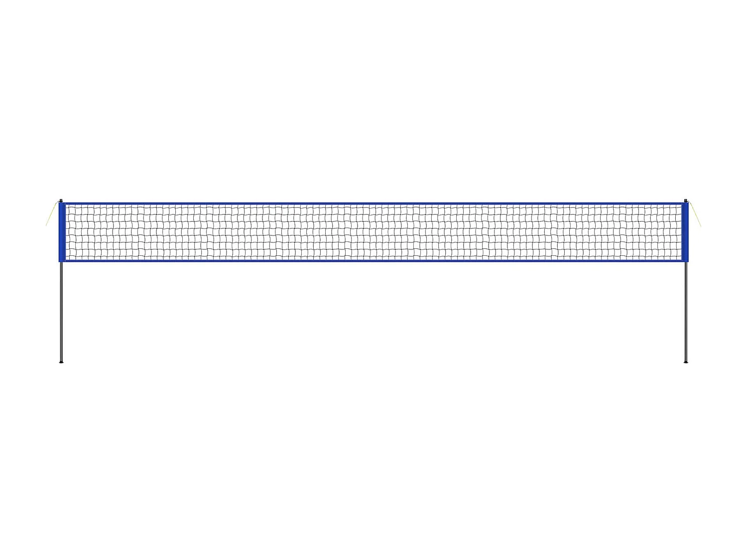 Filet de Badminton, SucceBuy Système de Filet de Volley-ball Portable d'Extérieur, Poteaux à Hauteur Réglable, Sac de Transport