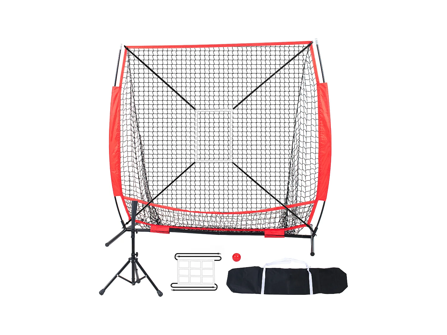 Rete di Allenamento SucceBuy di Baseball e di Softball 152x152 CM con Accessori per Schlag und Schlag