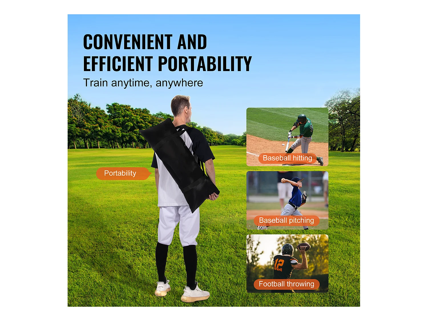 Filet de Lancer de Football SucceBuy Portable 183 x 183CM pour Améliorer La Précision du QB, Rouge