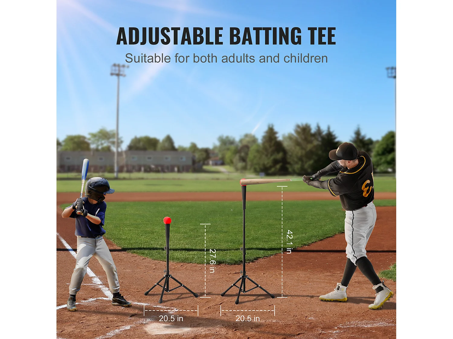 Filet d'Entraînement SucceBuy de Baseball et de Softball 213x213 cm avec Accessoires de Frappe et de Frappe pour Frapper, Frapper, Attraper