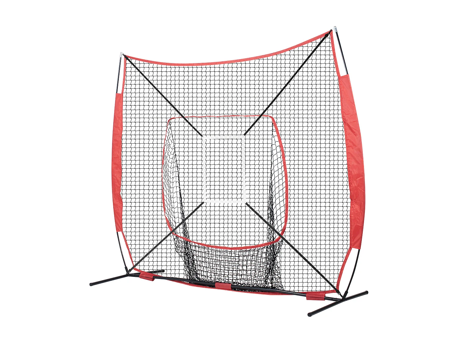 Filet d'Entraînement SucceBuy de Baseball et de Softball 213x213 cm avec Accessoires de Frappe et de Frappe pour Frapper, Frapper, Attraper