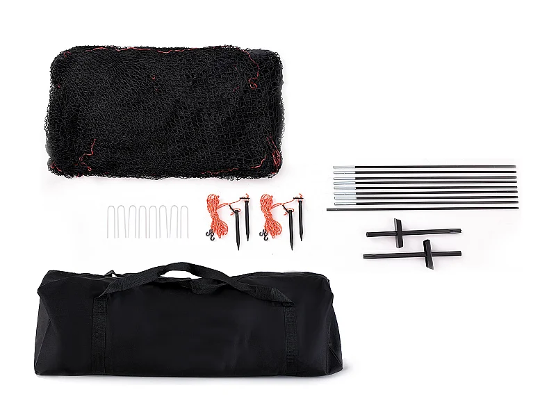 Cage de Baseball et Softball SucceBuy 1006cm, Cage d'Entraînement Portable avec Sac de Transport, Cage de Lancer Fermée Robuste pour l'Entraînement