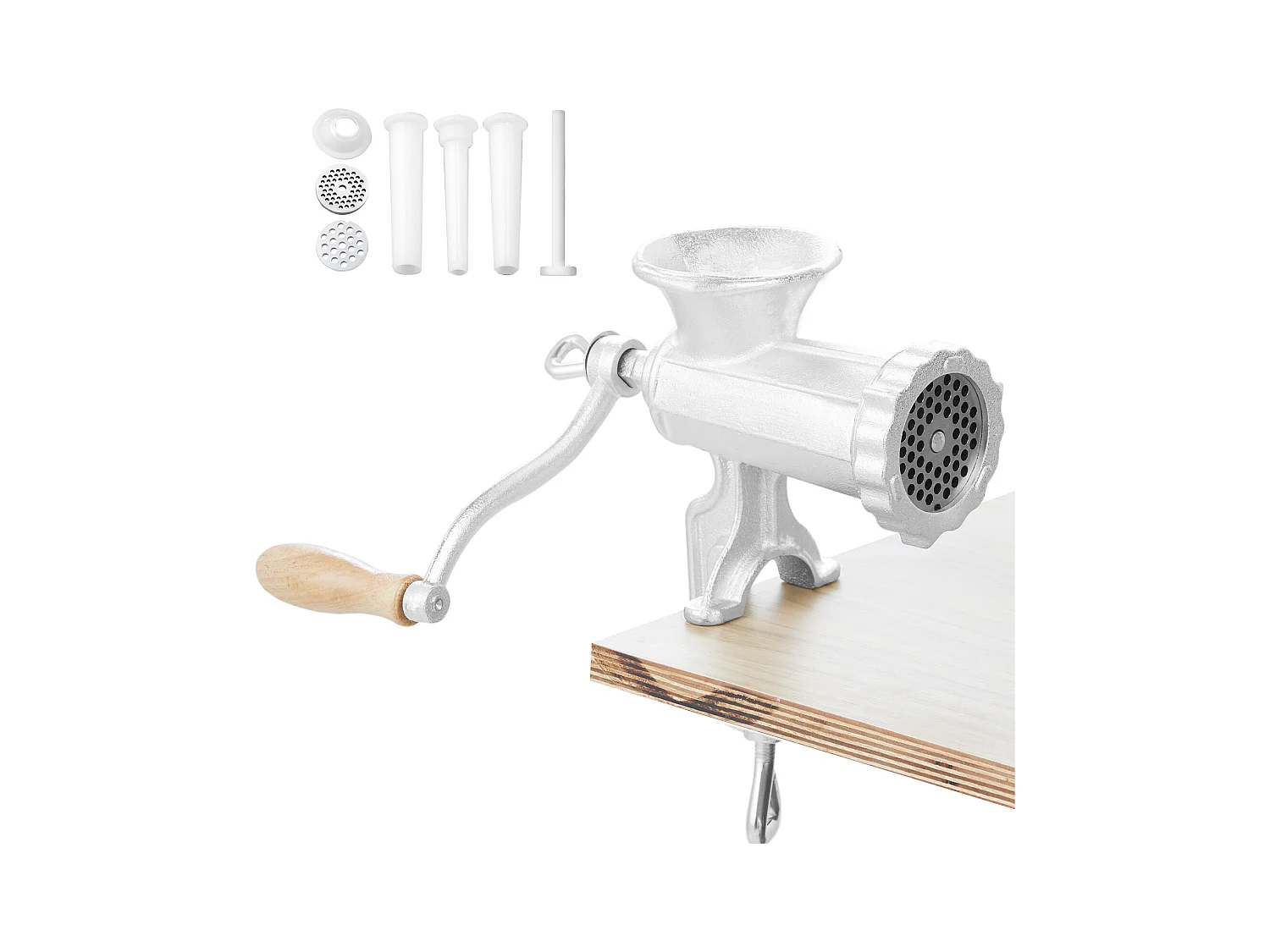 Hachoir à Viande Manuel SucceBuy, en Fonte Robuste avec Pince de Table en Acier