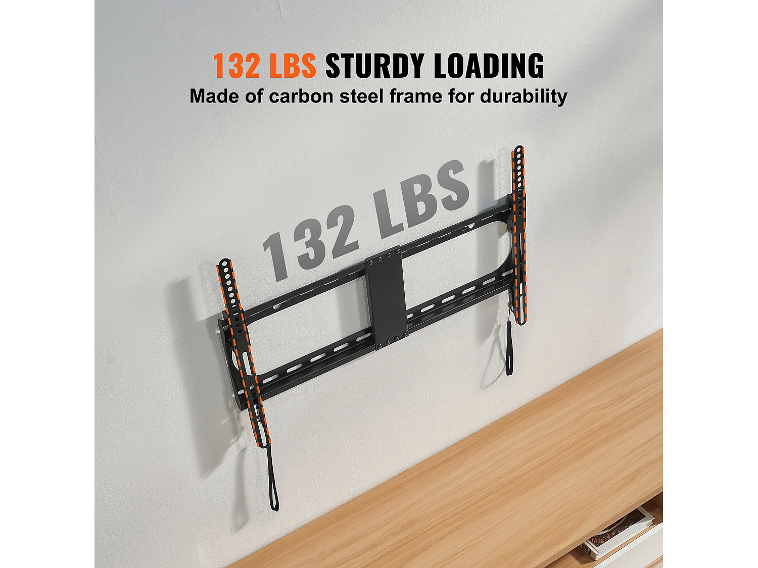 Wieżańca Ścienna Uniwersalna SucceBuy, dla Telewizora Niskiego Profilu, Kompatybilna z Telewizorami o Rozmiarze 94–178 cm