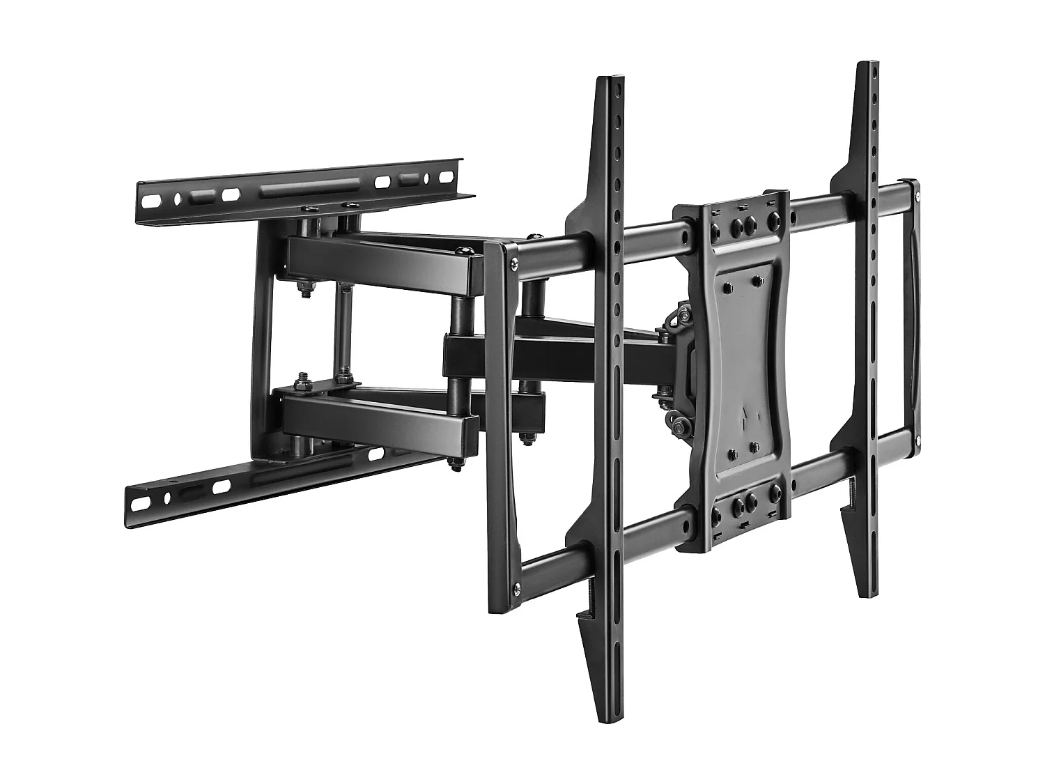 Support Mural TV à Mouvement Complet SucceBuy, pour Téléviseurs de 94 à 191cm, 4 Bras Articulés