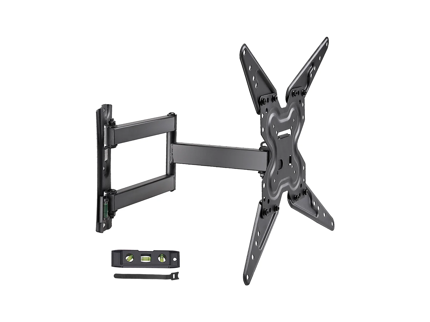 Support Mural TV à Mouvement Complet Articulé SucceBuy, pour Écrans de 66 à 140cm