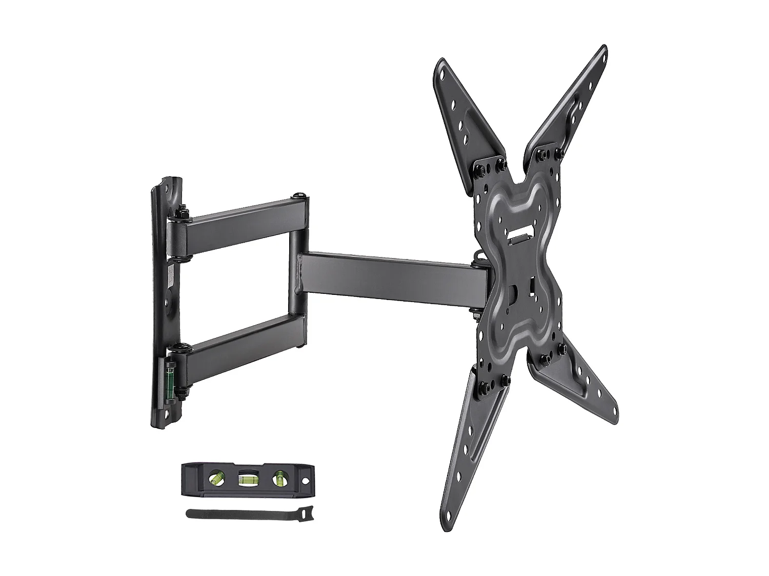 Support Mural TV à Mouvement Complet Articulé SucceBuy, pour Écrans de 66 à 140cm