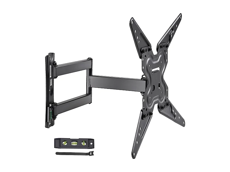 Wieżańca Ścienna do Telewizora z Pełnym Ruchu Artykulowanym SucceBuy, dla EKRANÓW o rozmiarze 66–140 cm