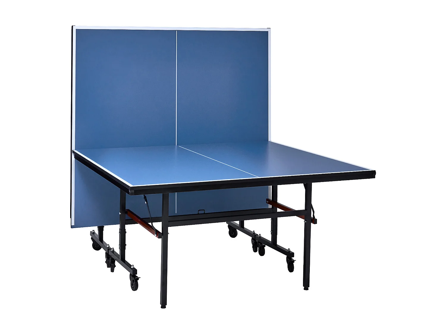 Mesa de Ping-Pong SucceBuy, Tênis de Mesa Profissional, MDF de Interior, Dobrável com Rede de Aperto Rápido, Rodas Bloqueáveis