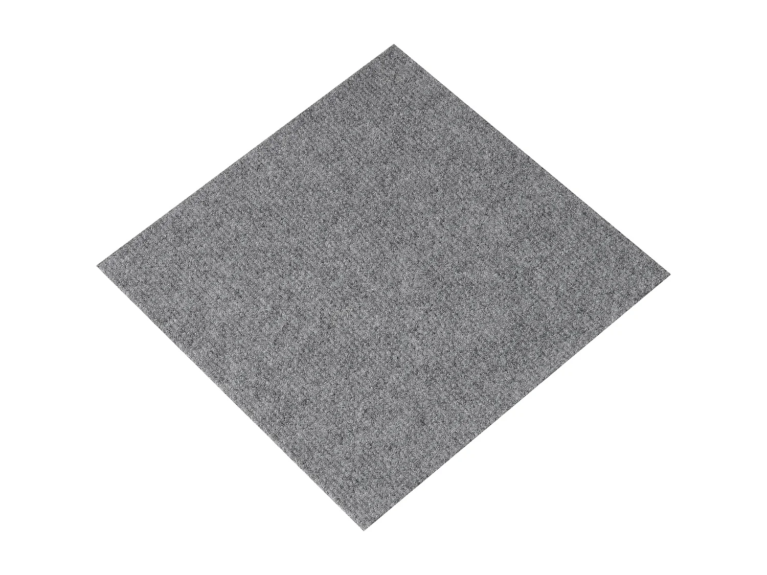 Tapis SucceBuy Dalles de Moquette Lot de 12 dalles de Moquette Autocollantes 30.48 x 30.48cm - Gris clair