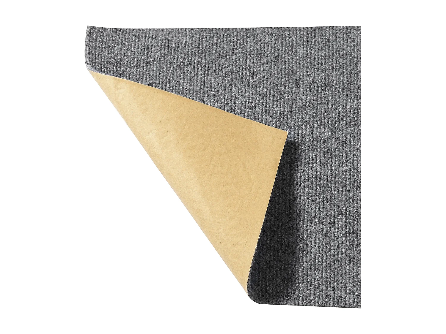 Tapis SucceBuy Dalles de Moquette Lot de 12 dalles de Moquette Autocollantes 30.48 x 30.48cm - Gris clair