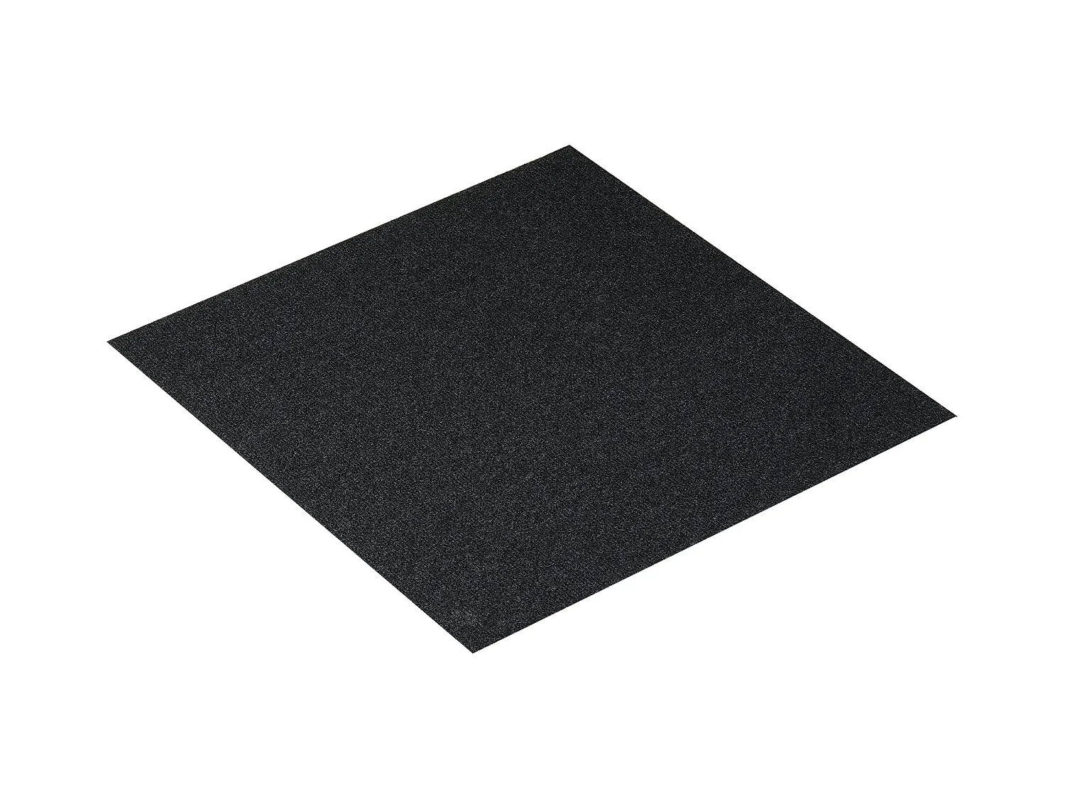 Tapis SucceBuy Dalles de Moquette Autocollantes 60.96 x 60.96cm, 15 Pièces, Noir Carbone