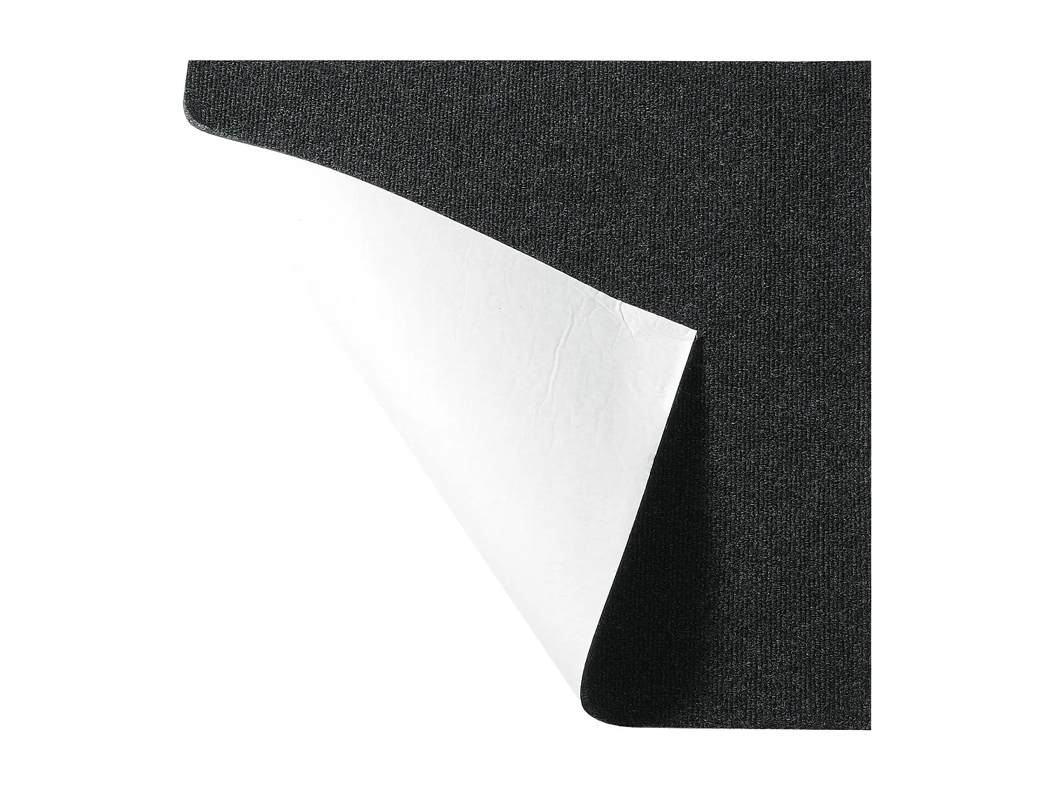 Tapis SucceBuy Dalles de Moquette Autocollantes 60.96 x 60.96cm, 15 Pièces, Noir Carbone