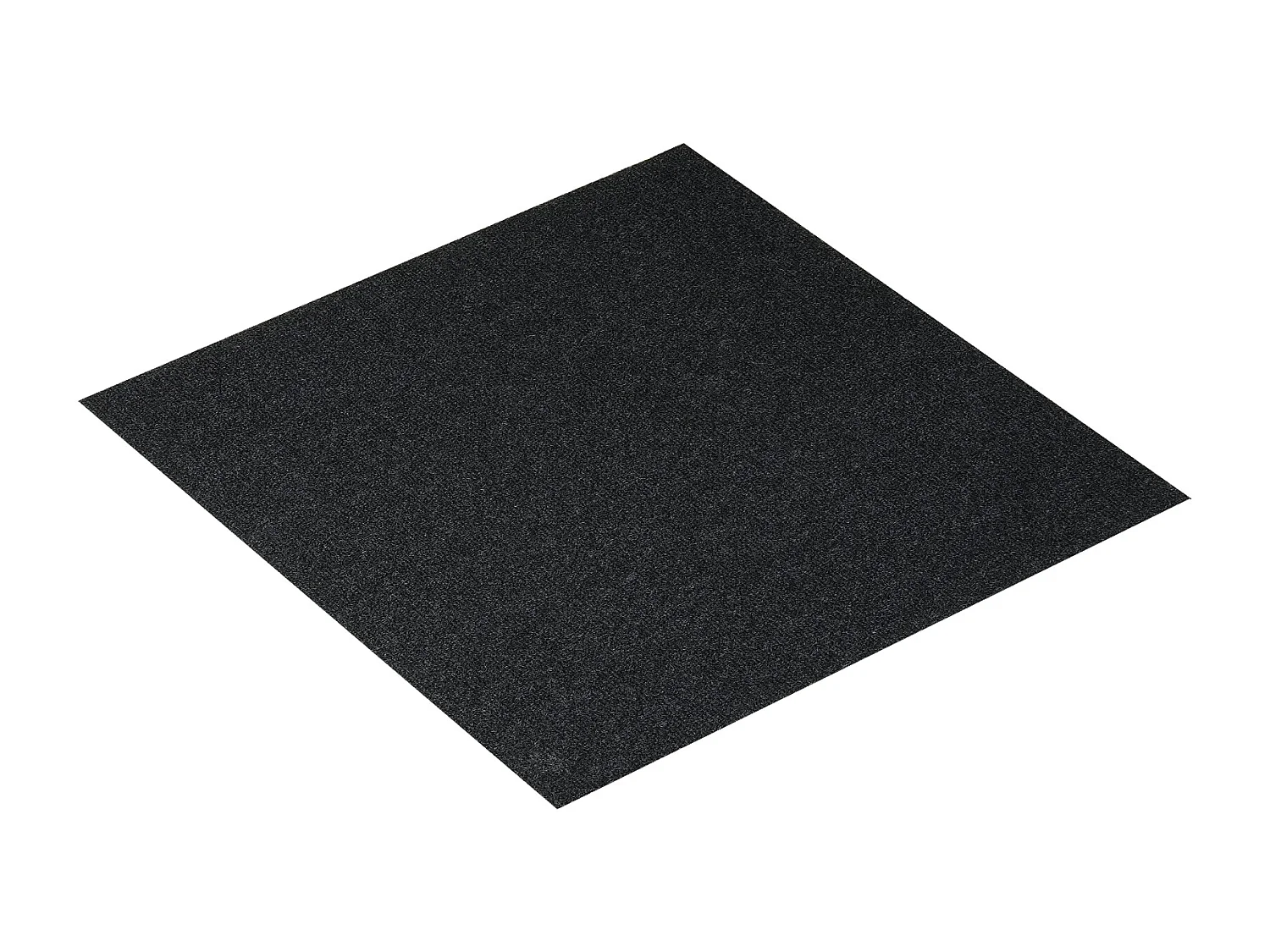 Tapis SucceBuy Dalles de Moquette Autocollantes 60.96 x 60.96cm, 15 Pièces, Noir Carbone