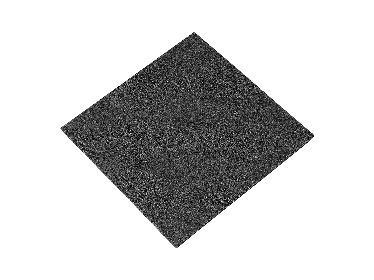 Tapis SucceBuy Dalles de Moquette Autocollantes 30.48 x 30.48cm - Gris Foncé