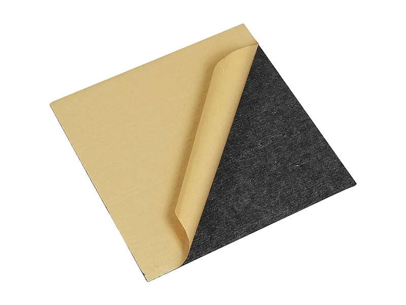 Tapis SucceBuy Dalles de Moquette Autocollantes 30.48 x 30.48cm - Gris Foncé