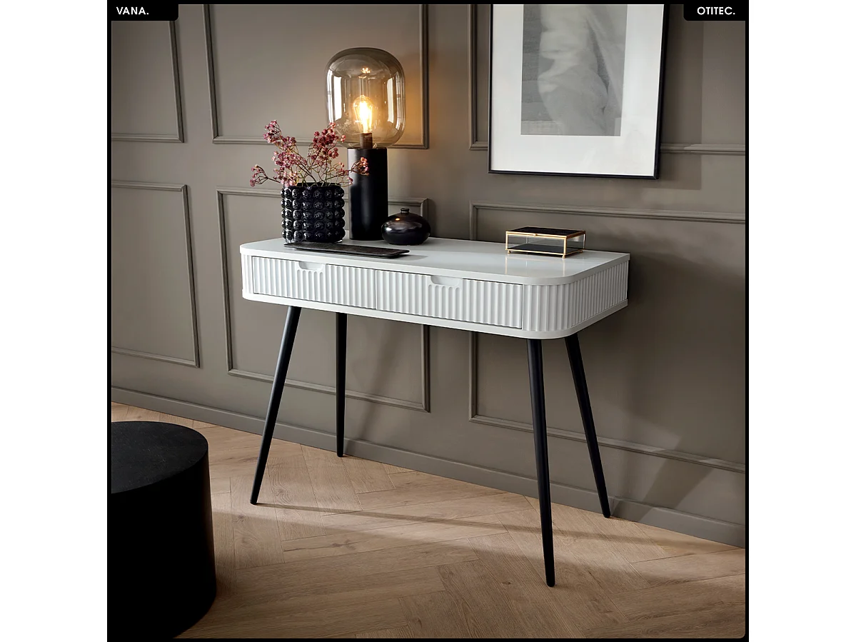 Coiffeuse - L.103 x H.80 x P.49 cm - VANA