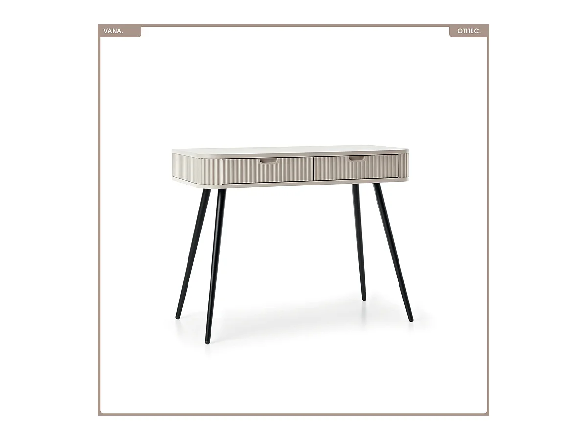 Coiffeuse - L.103 x H.80 x P.49 cm - VANA