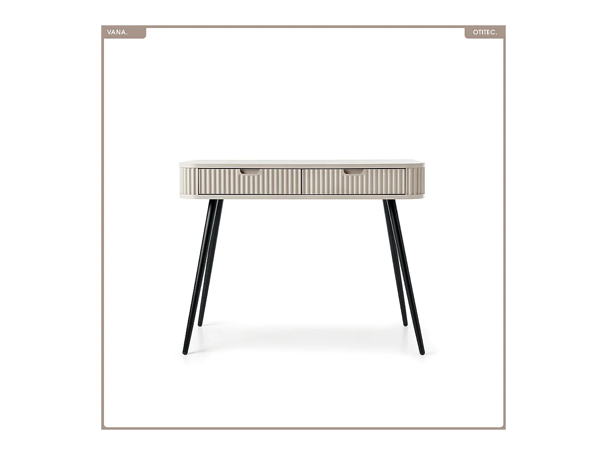 Coiffeuse - L.103 x H.80 x P.49 cm - VANA