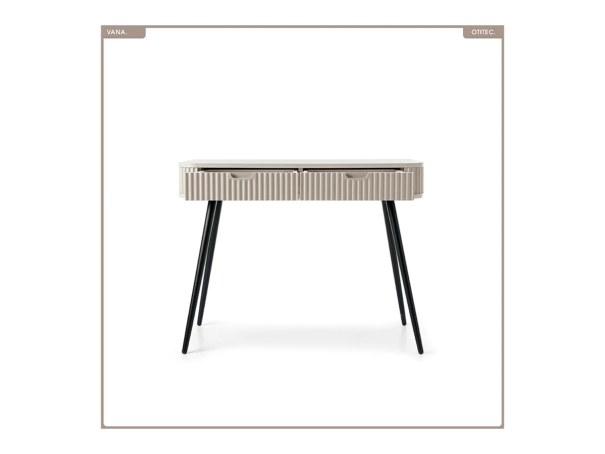 Coiffeuse - L.103 x H.80 x P.49 cm - VANA