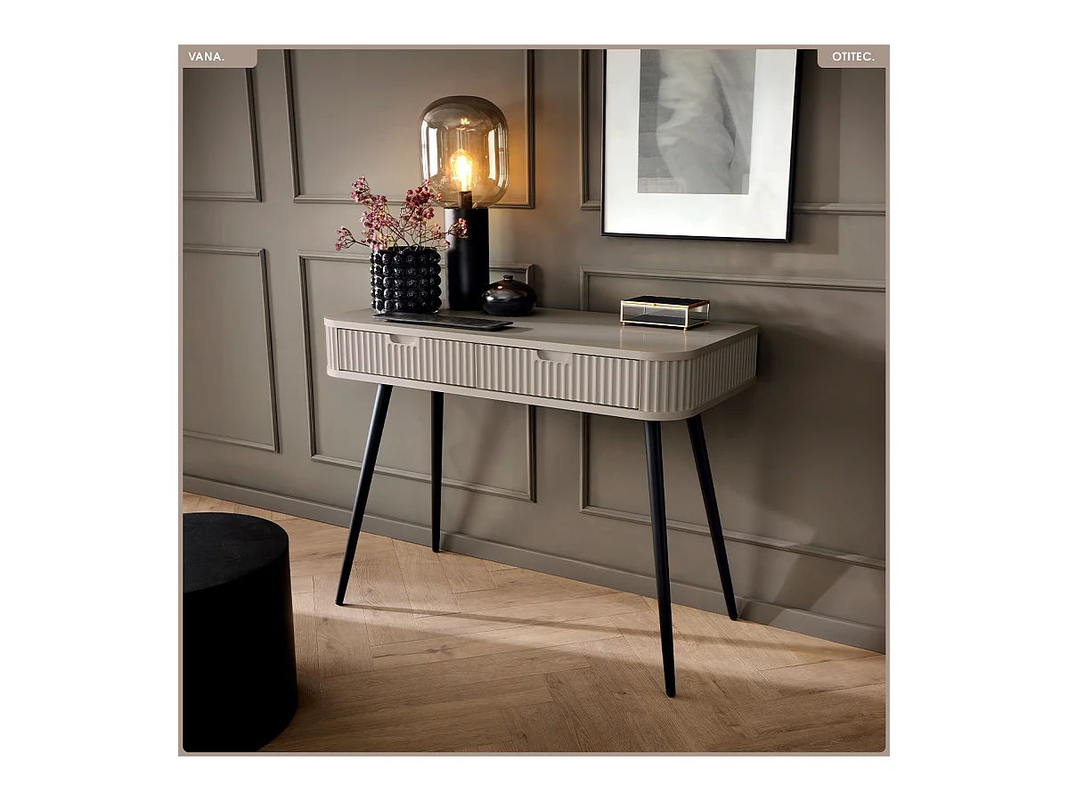 Coiffeuse - L.103 x H.80 x P.49 cm - VANA