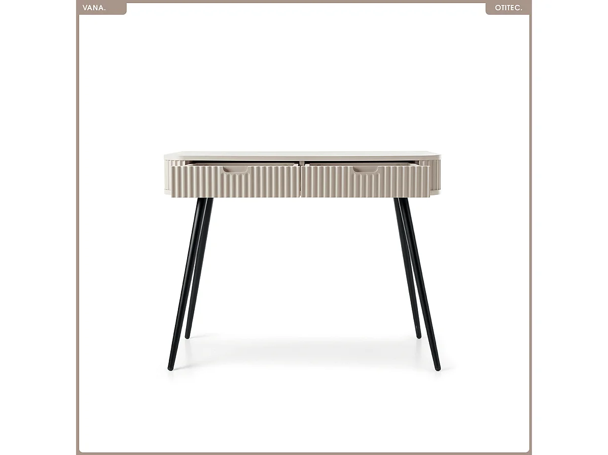 Coiffeuse - L.103 x H.80 x P.49 cm - VANA