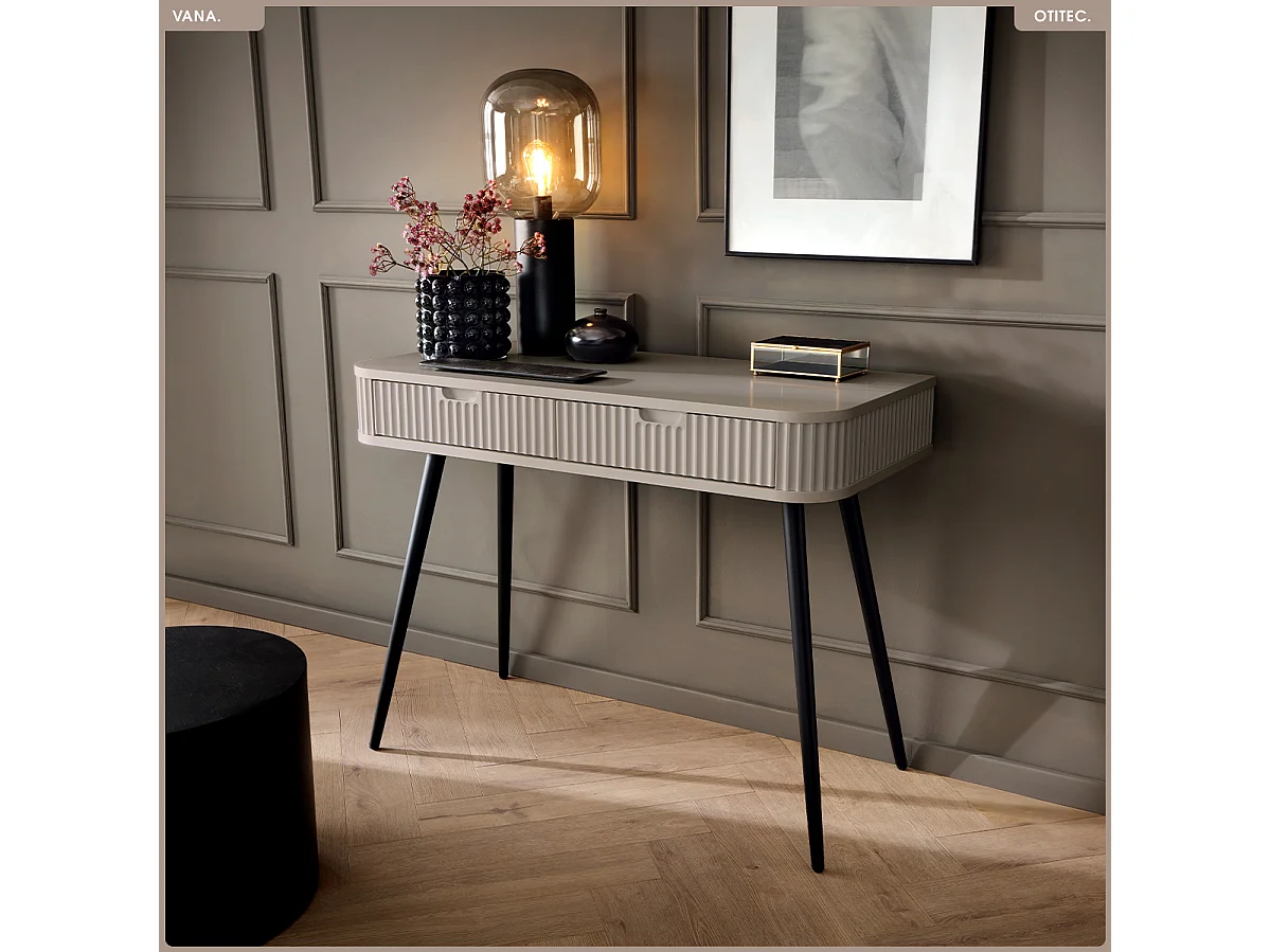 Coiffeuse - L.103 x H.80 x P.49 cm - VANA