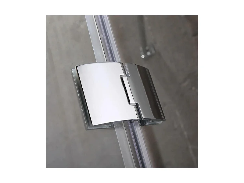 Box doccia semicircolare "Lion" in cristallo senza telaio cm 90x90 190h