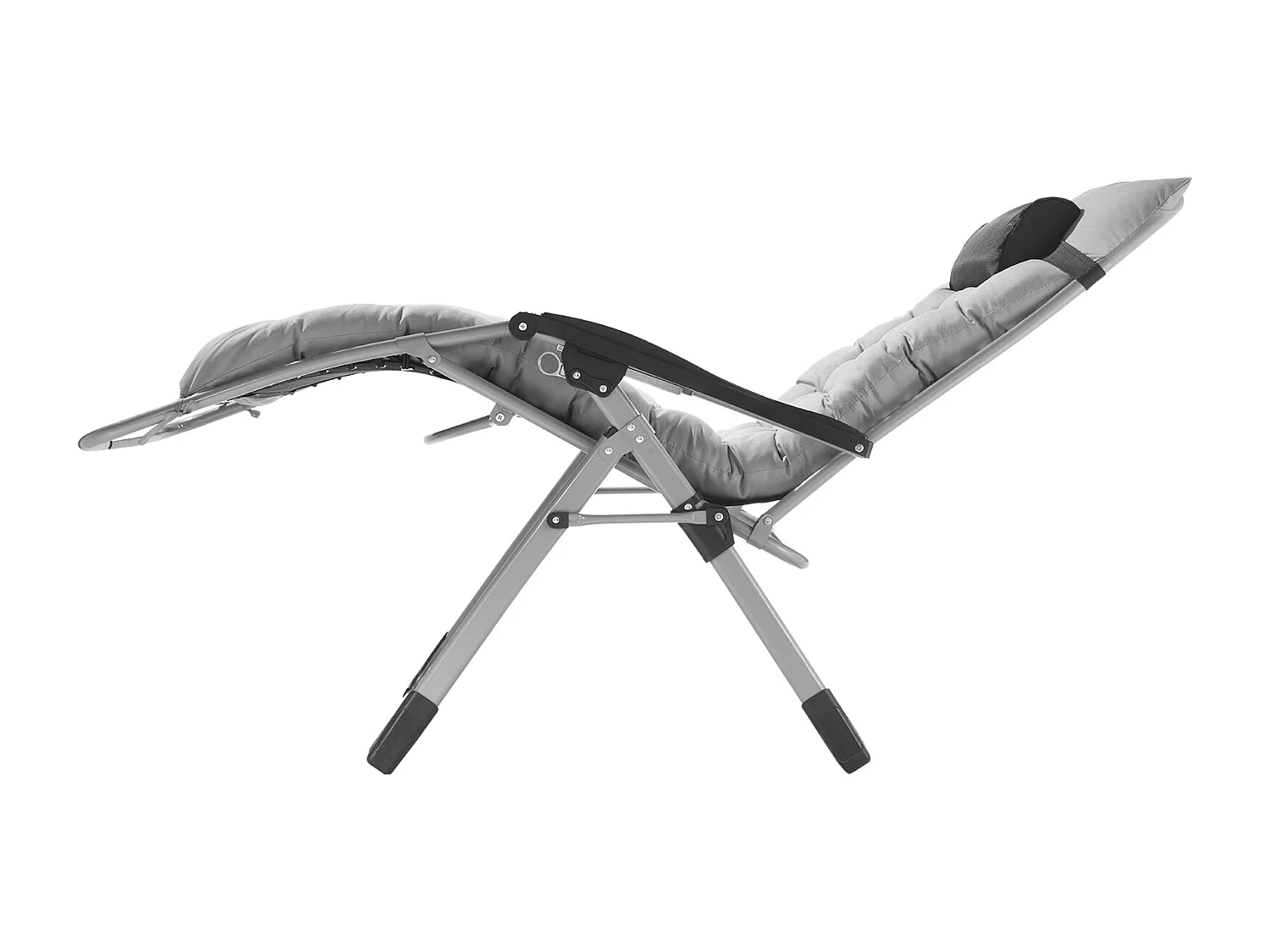 Tumbona Reclinable SucceBuy Tumbona Reclinable de 83 cm con Gravedad Cero, para Interior y Exterior, Color Gris