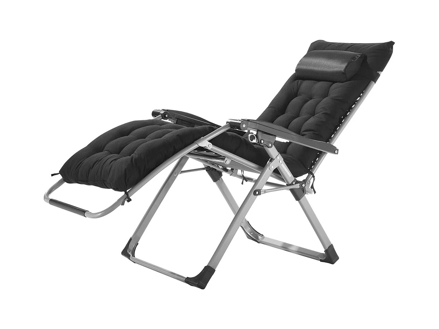 Leżak Słoneczny SucceBuy Leżak z Funkcją Rozkładania Zero Gravity Lounge Chair 66 cm do Użytku Wewnątrz i na Zewnątrz