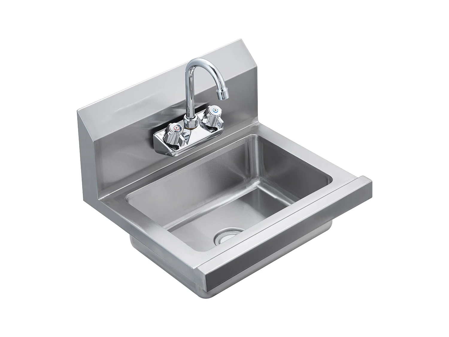 Lava-Loiça de Aço Inoxidável SucceBuy, 43 x 33cm, NSF, Montagem na Parede, Lava-Loiça de Restaurante