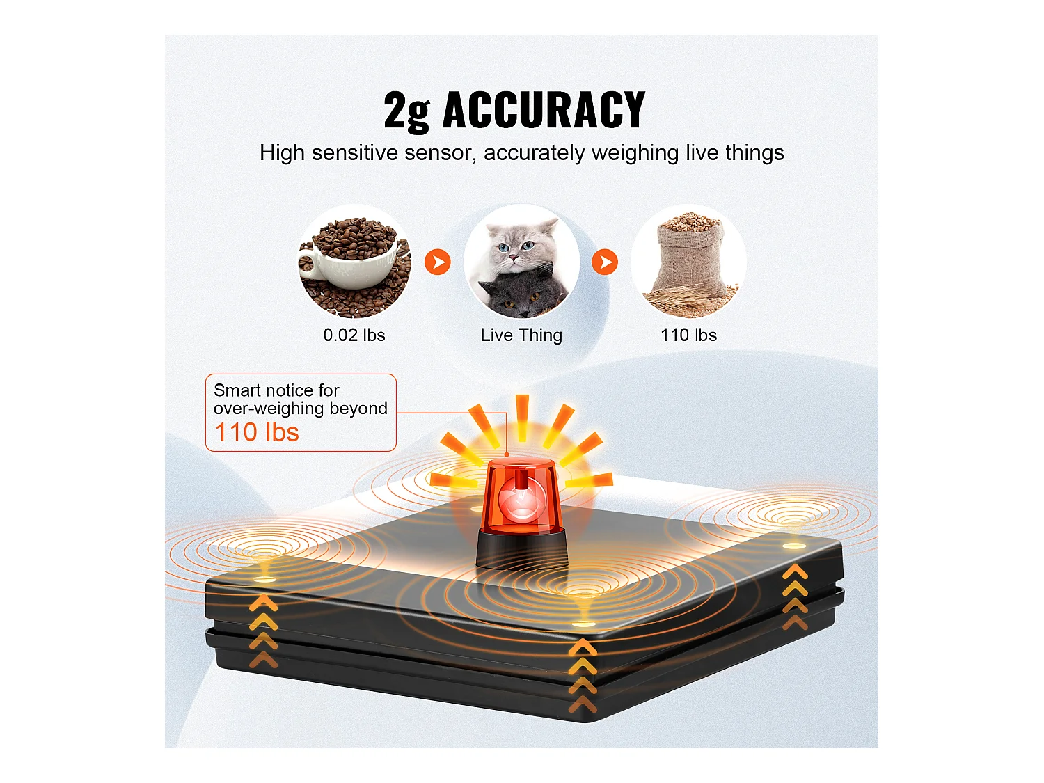 Balance d'Expédition Numérique SucceBuy Balance d'Expédition Numérique 49.89 kg x 1.98 g avec Écran LCD